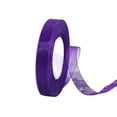 thumbnail image 2 of Purple Tulle Ribbon 0.59 Inch x 49 Yards, Ribbon Purple for Gift Wrapping, Dark Purple Ribbon for Flower Bouquets, Wedding Invitations, Crafts, Christmas and Halloween, 2 of 4