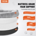 thumbnail image 2 of VEVOR Human Dog Bed 68x35x10in Large Human Size Dog Bed Washable Faux Rabbit Fur, 2 of 9