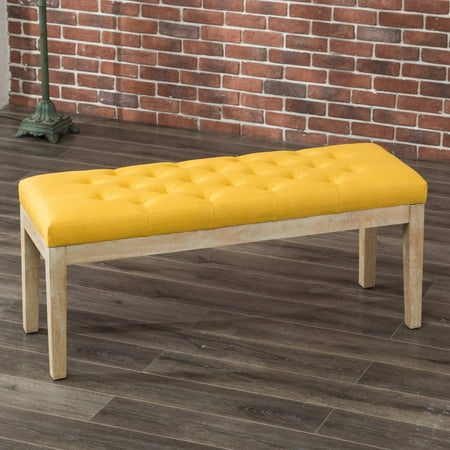 Roundhill Mod Urban Style Solid Wood Button Tufted Fabric Dining