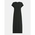 thumbnail image 4 of Time and Tru Women's Rib Maxi Dress, Sizes XS-XXXL, 4 of 4