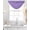 Lavender, variant on Lavender Burlap Texture Sheer Waterfall Valance Curtains for Window, Farmhouse Vintage Lavender Rod Pocket Sheer Topper Swag Curtains for Living Room, Kitchen 38.5"W x 47.2"L, 2 Panels