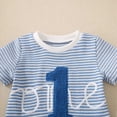 thumbnail image 6 of NOLDARES Toddler Baby Boy Clothes Summer Outfits Solid Short Sleeve Sweatshirt and Shorts Set Zip Shirt+Shorts Sets 1-6T Blazer,6-12M, 6 of 6
