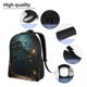 thumbnail image 5 of Disketp Magical Library Butterfly Night Mochila Unisex de Apertura Lateral Completa, Mochila para Laptop para Escuela, Trabajo y Viajes, 5 of 8