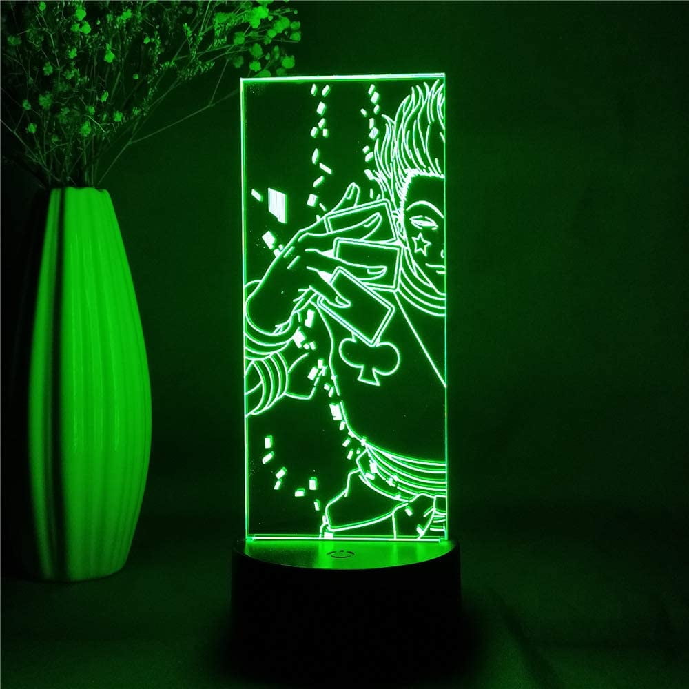Hunterxhunter HXH Anime Figure 3D Led Night Light Hisoka Manga Figure
