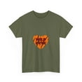 thumbnail image 3 of Wild Love Tiger Print Unisex Heavy Cotton Tee, 3 of 4