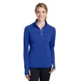 thumbnail image 1 of Sport-Tek® Ladies Sport-Wick® Jersey texturizado con cremallera de 1/4. LST860 deporte-tek LST860, 1 of 1