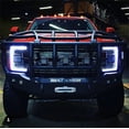 thumbnail image 3 of Road Armor 617F3B RDA617F3B 2017 F250,F350 SUPER DUTY FRONT STEALTH WINCH BUMPER SQUARE LIGHT PORT INTIMIDATOR GUARD BLACK, 3 of 6