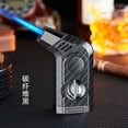 thumbnail image 5 of Cigar Lighter Single Fire Straight Forward Lighter With Cigarette Holder With Cigar Drill 3 In 1 Multi-Function Cb-25At1, 5 of 5
