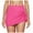 Hot Pink, variant on Huowey High Waisted Pleated Slit Drawstring Swim Skirt Shorts Exposure Double Layer Yoga Bottoms For Women Tropical Swim Wear Honeymoon Cruise Trendy Wear