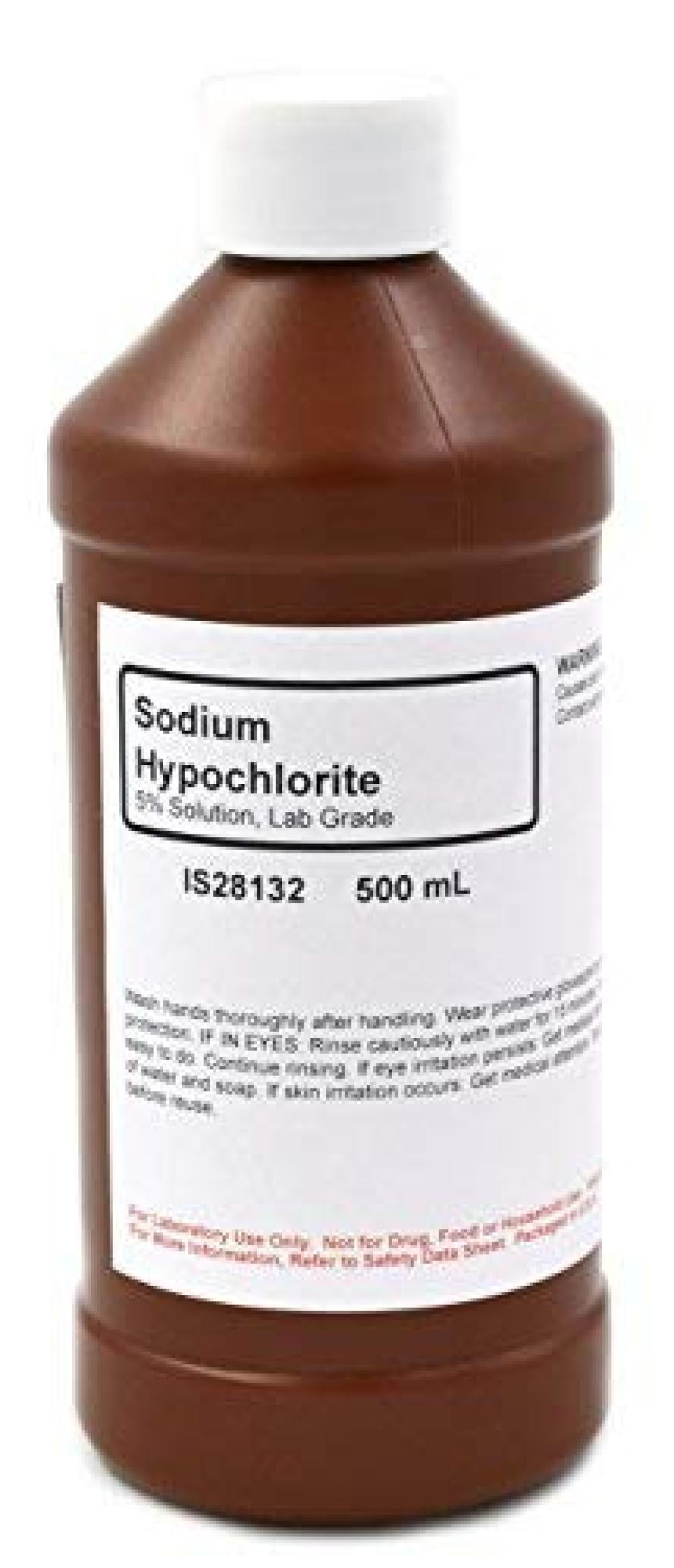 LabGrade 5 Sodium Hypochlorite 500mL The Curated Chemical Collection