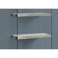 thumbnail image 6 of BOOKCASE - 60"H / GREY RECLAIMED WOOD-LOOK /GLASS PANELS, 6 of 7
