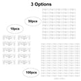thumbnail image 4 of Eyebrow Ruler Stickers Disposable Adhesive Eyebrow Sticker Set Microblading Measuring Positioning Ruler for Eyebrow Makeup Tool, 4 of 7