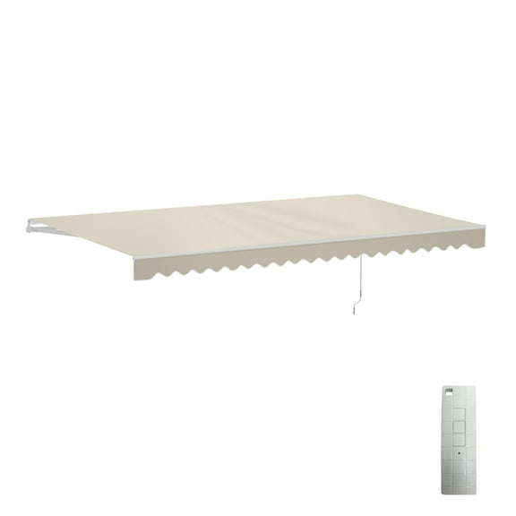 ALEKO 16'x10' Retractable Motorized Patio Awning, Multiple Colors
