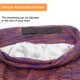 thumbnail image 4 of Gorro de dormir GB Selected Silk, con forro de satén, ajustable, morado, 4 of 6