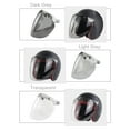 thumbnail image 3 of Amdohai Open Face Helmet Visor Motorcycle Helmet Bubble Lens 3-Snap Bubble Wind Shield Visor, 3 of 8