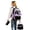 Black, variant on Back To School Backpack Students Backpack With Lunch And Pencil Three Piece School Bundle