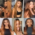 thumbnail image 2 of Hair Bundles Niciitysi 1B/30 Ombre, marrón liso, 50-60 cm, 2 of 9