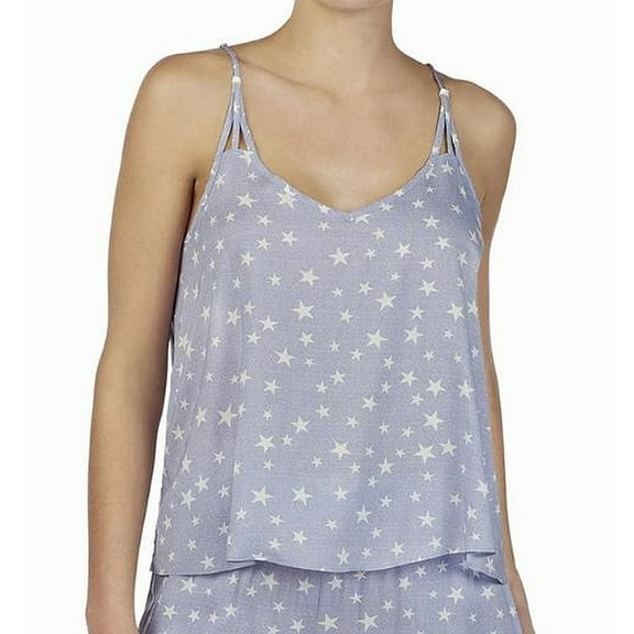 Womens Sleepshirt Medium Strappy Star Print M