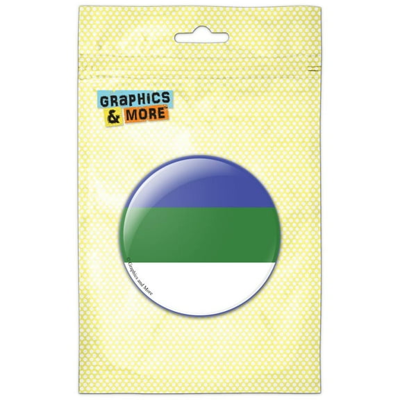 Komi Republic Flag Refrigerator Button Magnet