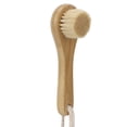 thumbnail image 2 of Cepillo de masaje portátil de madera suave, manual, para limpieza facial y corporal., 2 of 14