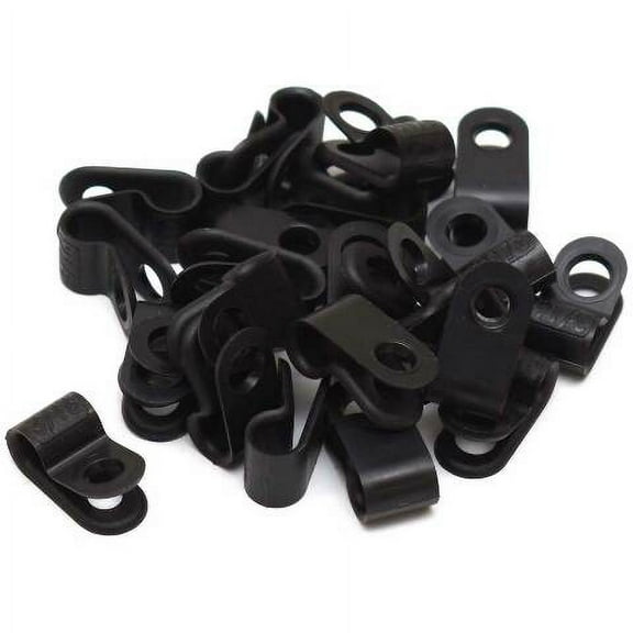 Micro Plastics Boat Cable Clamps | 3/16 Inch Black Set of (25)