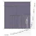 thumbnail image 7 of REDCAMP Waterproof Camping Tarp, Grey/Green 4 in 1 Multifunctional Tent Footprint for Camping, Hiking, Backpacking, 7 of 7