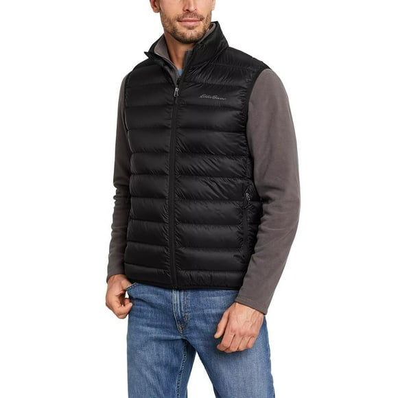 Eddie Bauer Men's Cirruslite Down Vest Black Recycled X-Large