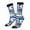 2 Black-1, variant on Fish And Shark Print Adult Socks for Men & Women,Calf Socks, Ankle Socks,Boots Socks,Breathable Casual Sock,Unisex Crew Socks