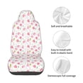 thumbnail image 5 of Balery Tulips Flowers Pattern Car Seat Cover - Soft & Breathable Front Premium Covers with Non-Slip Protector Fits Most Automotive, Vans, SUVs, Trucks - 1 Unit, 5 of 5