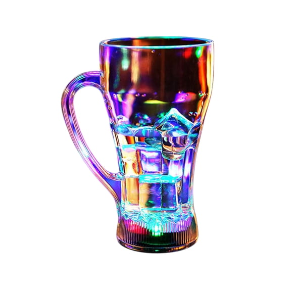 (Handle Coke Cup 500ml) Water Induction Luminous Cup
