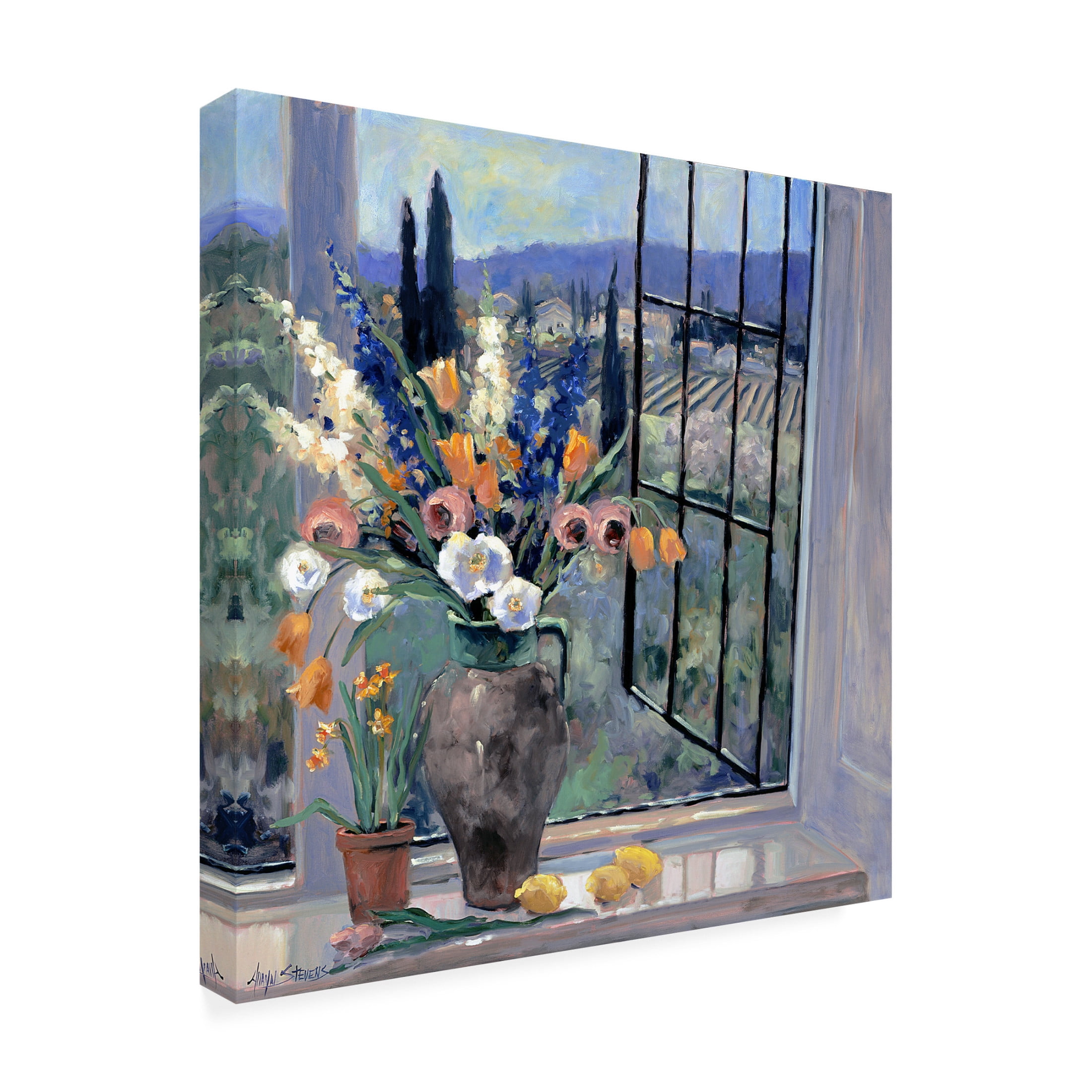 Trademark Fine Art Allayn Stevens Tuscany Hillside I Canvas Wall Art