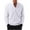 White, variant on Mens V Neck Shirts Long Sleeve Smart Casual Plain Shirts Sale Clearance Regular Fit Lapel Collar Grandad Shirt Non Iron Stretch Work Dress Shirt Office Oxford Formal Shirt