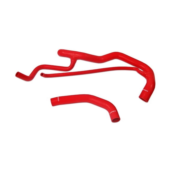 Mishimoto MMHOSE-CHV-01DRD Silicone Radiator Hose Kit Compatible With Chevrolet 6.6L Duramax 2001-2005 Red