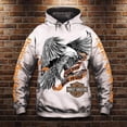 thumbnail image 1 of Sweat à Capuche Rugby Printemps et Automne avec Fermeture Éclair, Imprimé Numérique 3D, Mode, Ample et Confortable, 1 of 2