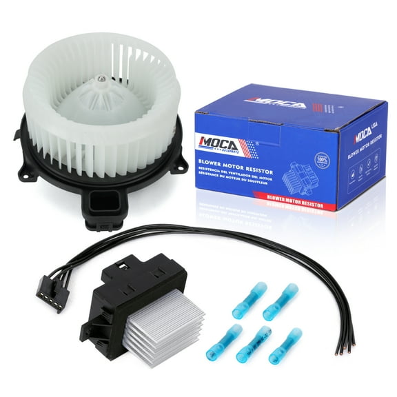 MOCA AUTOPARTS HVAC Heater Blower Motor & Resistor Kit Fit for 2010-2012 Ford Fusion & 2010-2012 Lincoln MKZ