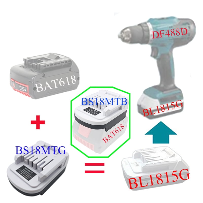 Battery Adapter Converter For Ma*kita 18v battery use For Ma*kita G Series BL1813G BL1815G Lithium Battery Tool