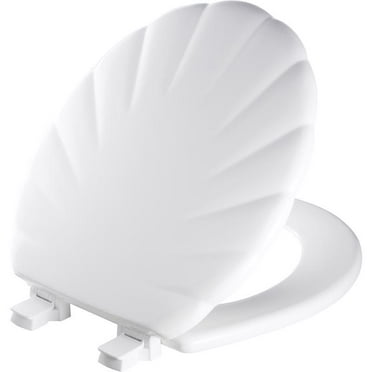 TOILET SEAT RND SHELL WH (Pack of 1)