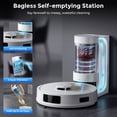 thumbnail image 2 of GOOVI Robot Vacuum and Mop Combo with Bagless Self Emptying Station, 18000Pa Suction LiDAR Navigation Robotic Cleaner, Perfet for Pet Hair, Carpet & Hard Floor, 2 of 8