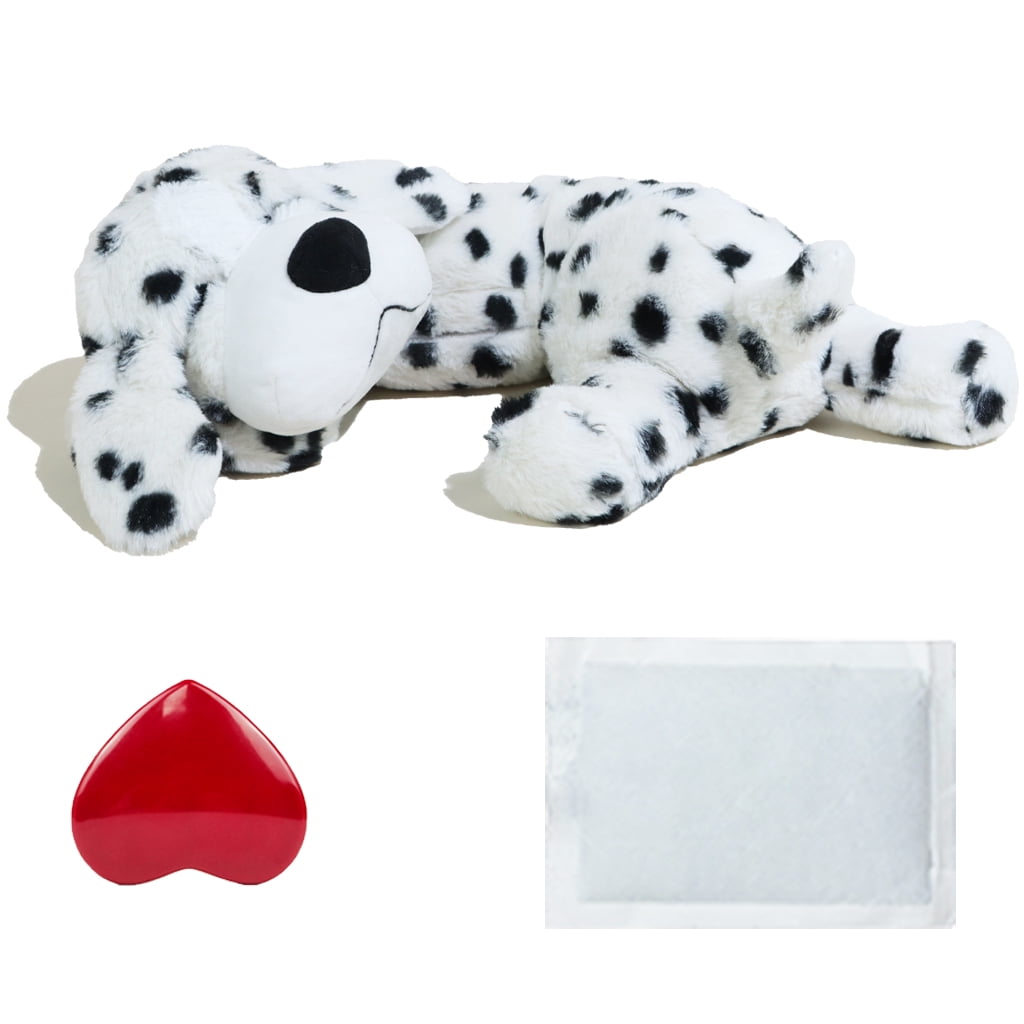 Blublu Park Heartbeat Puppy Toy, Dog Stuffed Animal Heartbeat Plush Toy