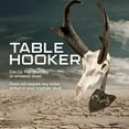 thumbnail image 2 of Table Hooker Powder Coated Steel Trophy Mount | Graphite Black/Robust Brown | No-Drill Kit for Deer Antlers & Other Skulls Table Display, 2 of 5