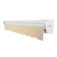 thumbnail image 3 of Awntech 16 Ft Destin Left Motorized Heavy Duty Patio Retractable Awning with Protective Hood (192in x 10.38in x 120in), Tan, 3 of 8