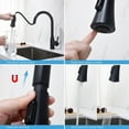 thumbnail image 4 of Kibi Napa Single Handle Pull Down Kitchen Sink Faucet, 4 of 5