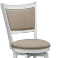 thumbnail image 5 of TMS French Country 24" Indoor Swivel Counter Stool, White, 5 of 6