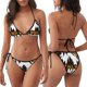 thumbnail image 3 of Fotbe Not All Who Wander Are Lost4 Traje de Baño para Mujer de Dos Piezas – Bikini Sexy de Tirantes Tipo Halter con Diseño Triangular, 3 of 6