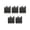 Black, variant on Plastic Garden Fence - Space Defining Edging for Flowerbeds and Plant Borders