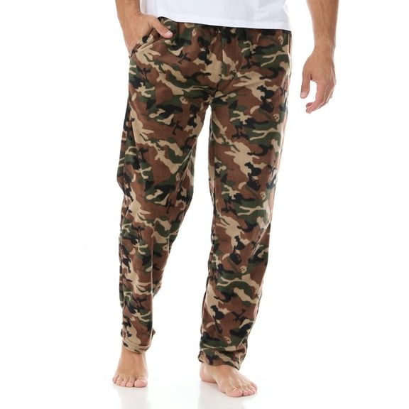 North 15 Men's Camouflage Micro Fleece Lounge Pants - Medium, Camoprint1