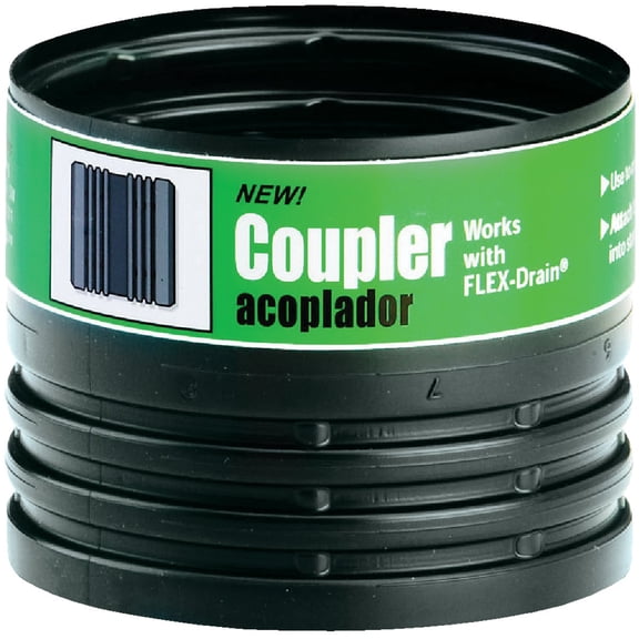Amerimax Home Products Flex Drain Coupler 55020 - Coupling - 4 In.