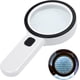 thumbnail image 1 of Lupa con luz, lupa grande de mano 30x Lupa iluminada con 12 LED para degeneración macular, lectura para personas mayores, 1 of 5