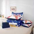 thumbnail image 6 of Erosebridal Boys Ball Games 7-Piece Twin Bedding Sets,Ice Cream Baseball A Alphabet Bedding Comforter Set For Kids Teens,Reversible navy blue, 6 of 7