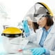 thumbnail image 4 of Cara de seguridad anti UV, diseño de clase mundial de la visera de soldadura ultravioleta del soporte de la cabeza de la PC, 4 of 8
